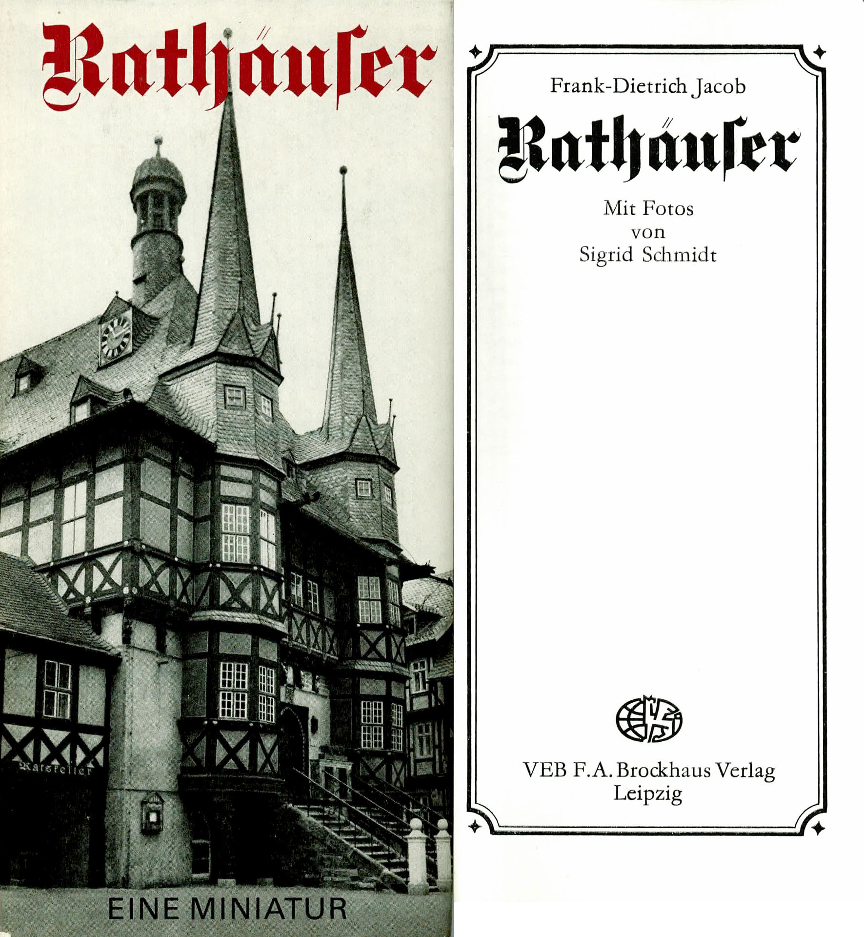 Rathäuser - Jacob, Frank-Dietrich